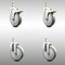 Service Caster 5 Inch 316SS Gray Polyurethane 12mm Threaded Stem Caster Lock Brake, 2PK SCC-SS316TSTTL20S514-PPUB-M1215-2-S2 - alternate 1